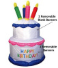 Birthday Cake Inflatable with 4 Candles